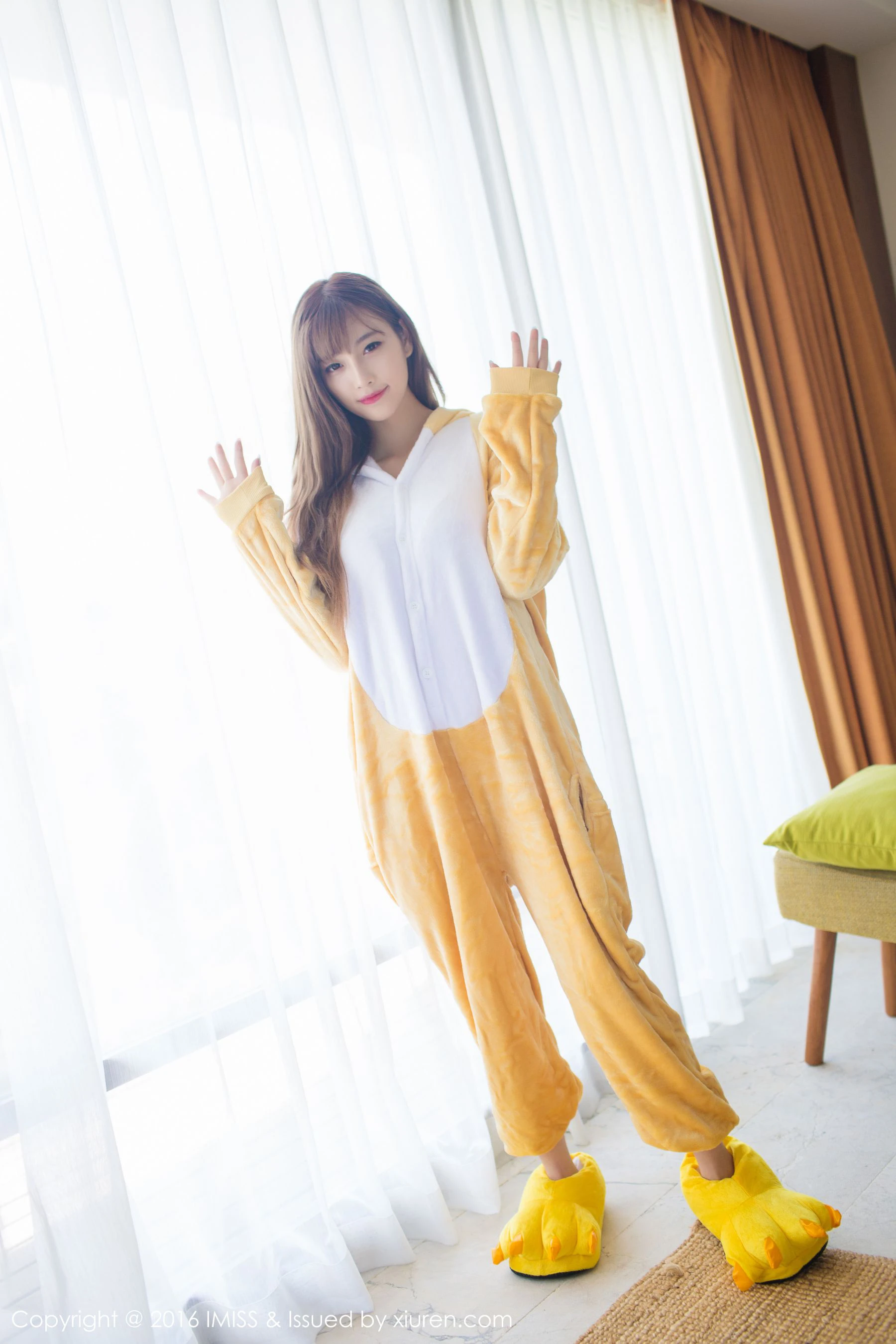 sugar小甜心CC《美女扮野兽+旗袍与丝袜》 爱蜜社IMiss Vol.136