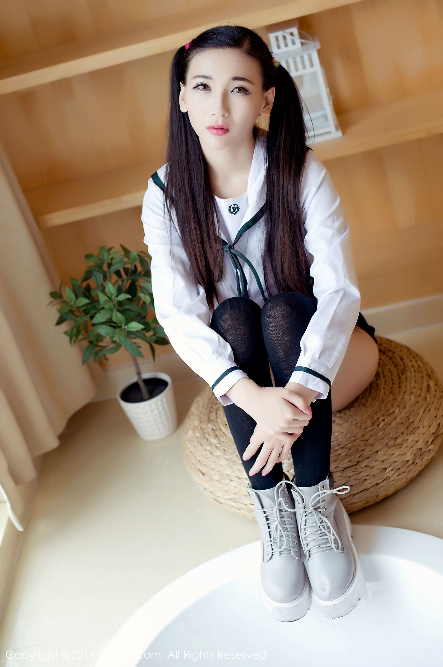 赵颖《爆乳细腰小女生的极度诱惑》 秀人网 No.603插图5