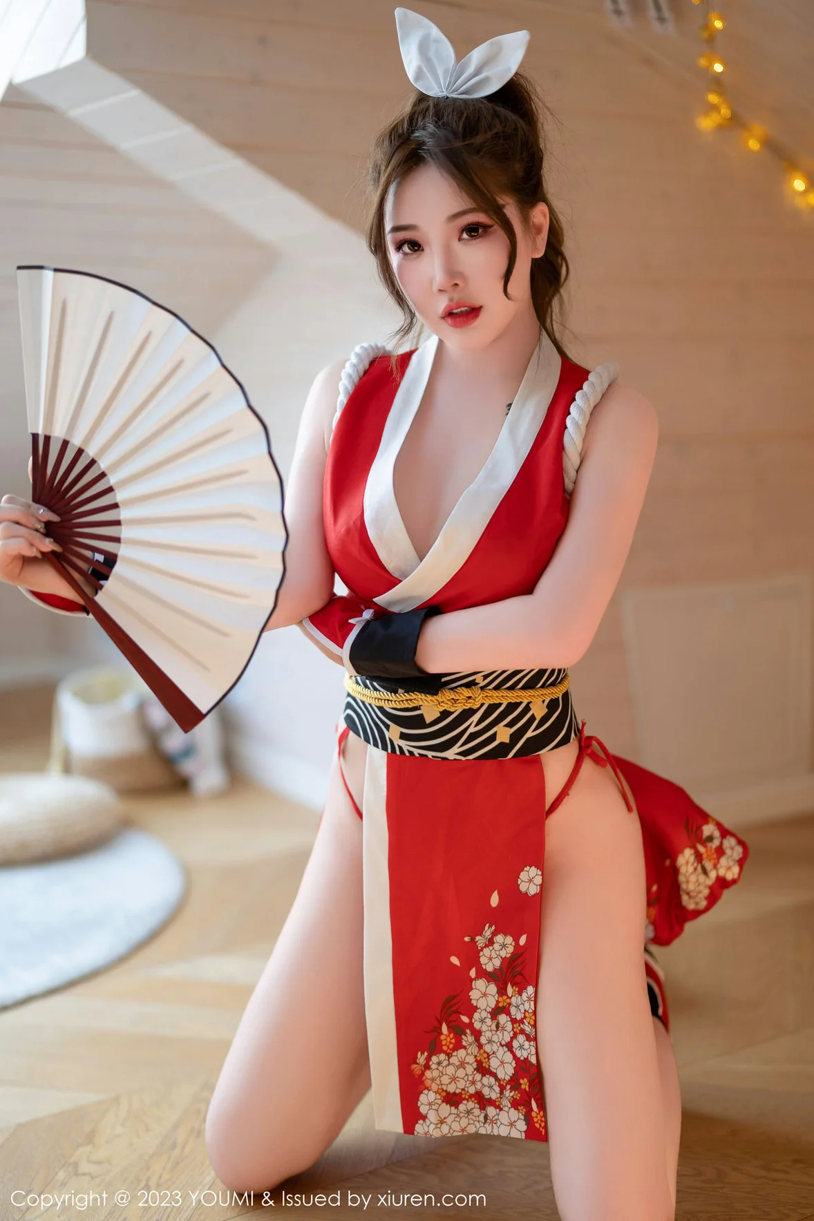 YOUMI 尤蜜荟 Vol.962 小海臀Rena 不知火舞cosplay性感写真 [71P]插图3