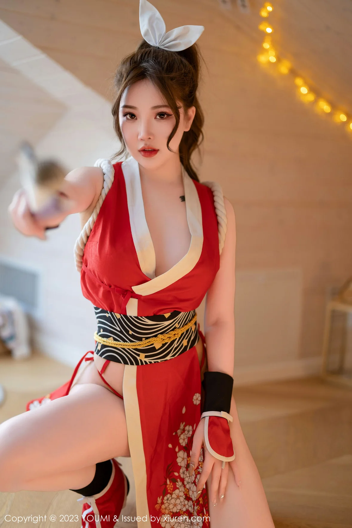 YOUMI 尤蜜荟 Vol.962 小海臀Rena 不知火舞cosplay性感写真 [71P]插图5
