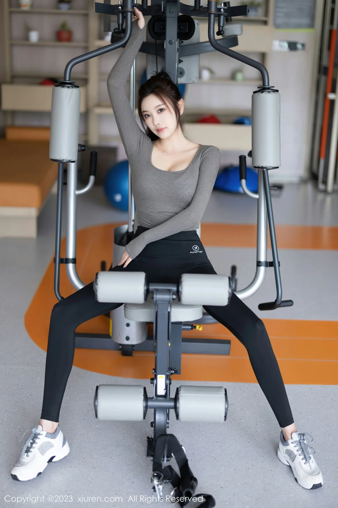 XiuRen 秀人 No.6825 杨晨晨Yome 黑色瑜伽裤性感写真 [82P]插图5
