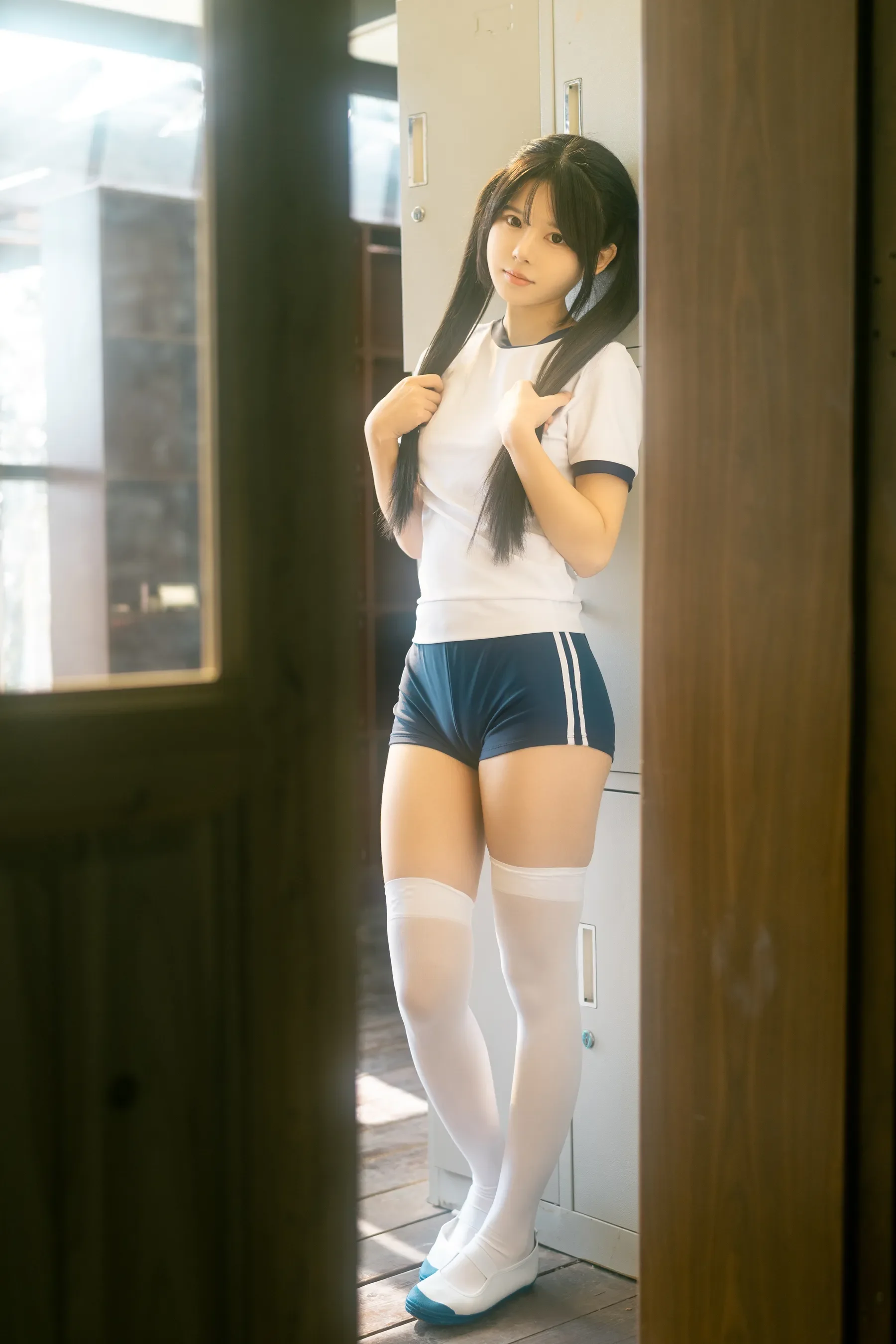 rua阮阮 – 春の更衣室-体操服 [47P]插图3
