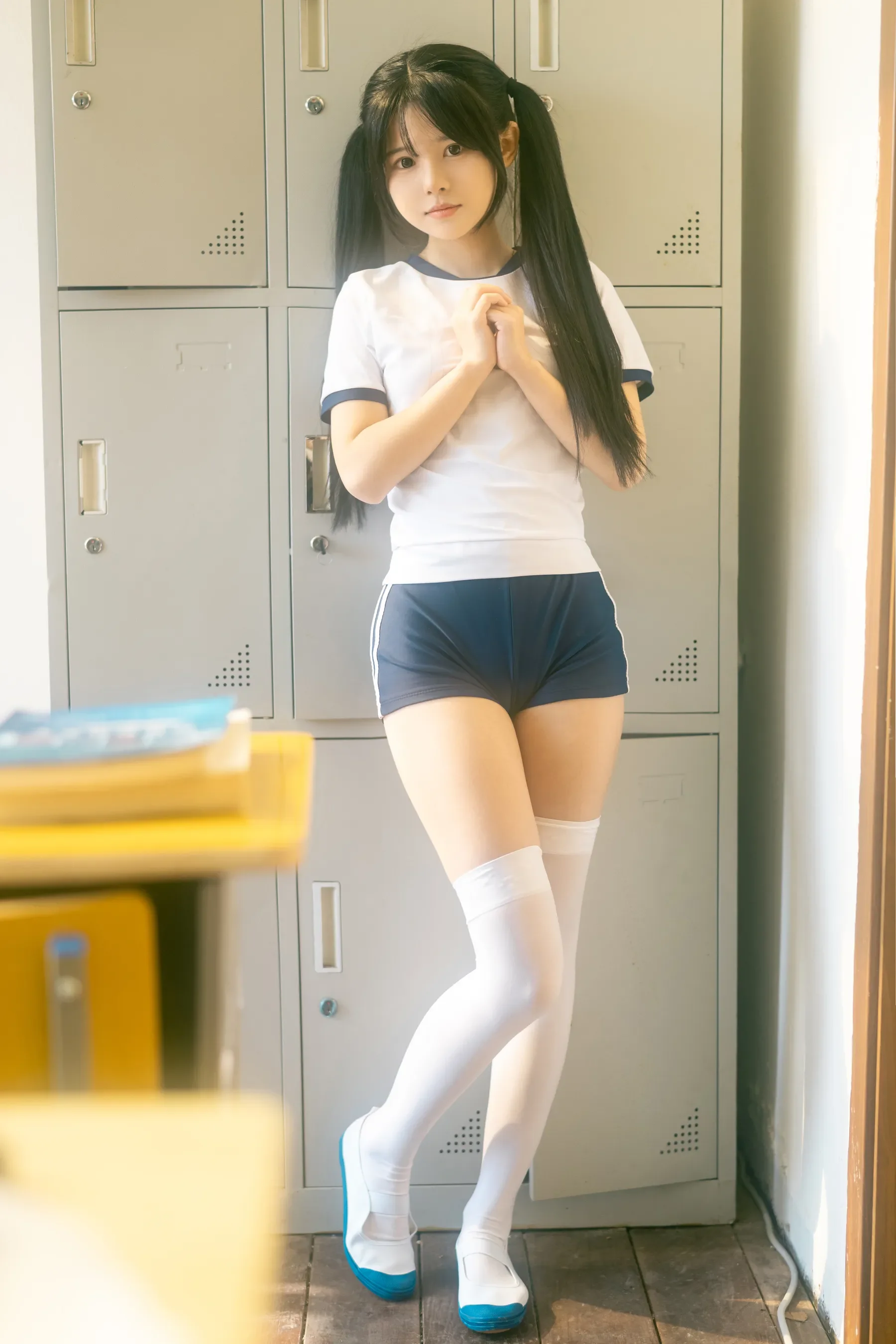 rua阮阮 – 春の更衣室-体操服 [47P]插图1