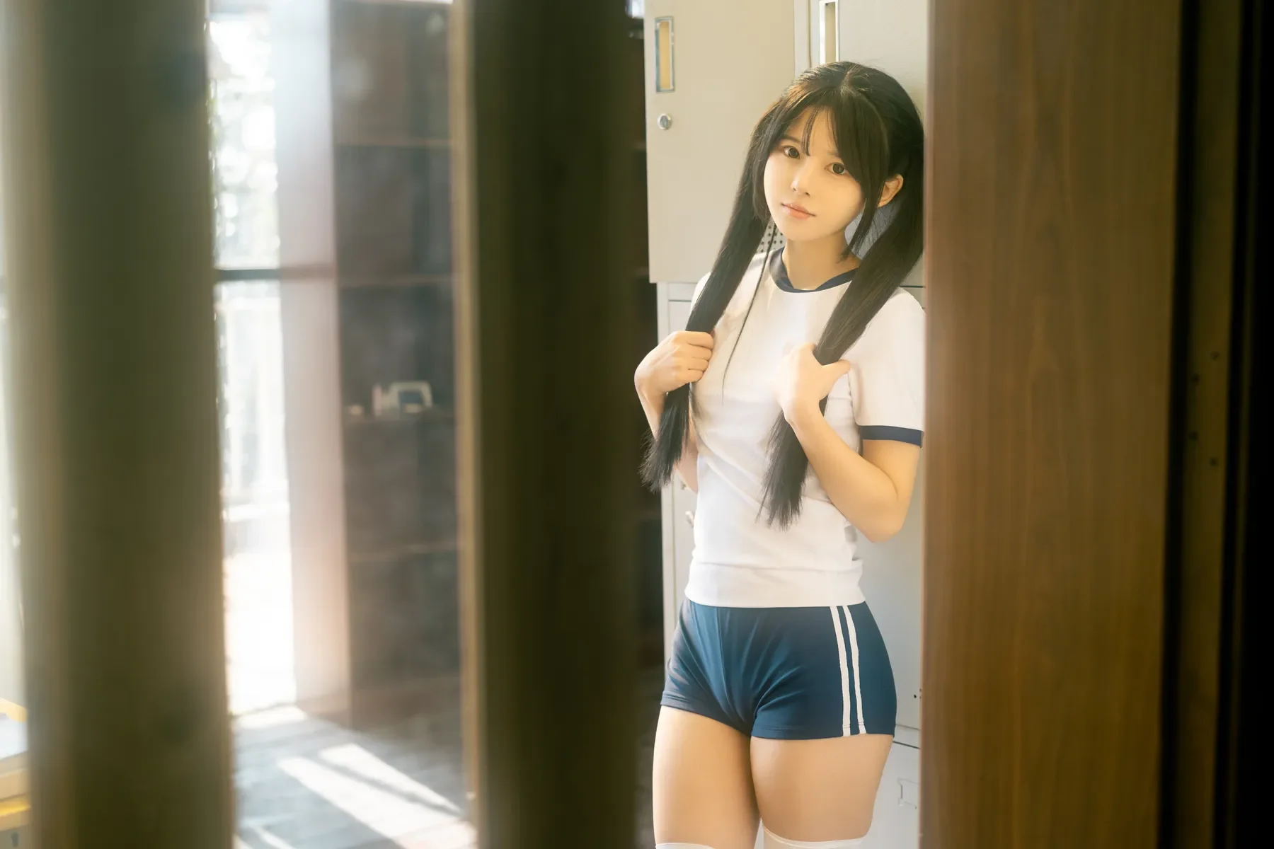 rua阮阮 – 春の更衣室-体操服 [47P]插图2