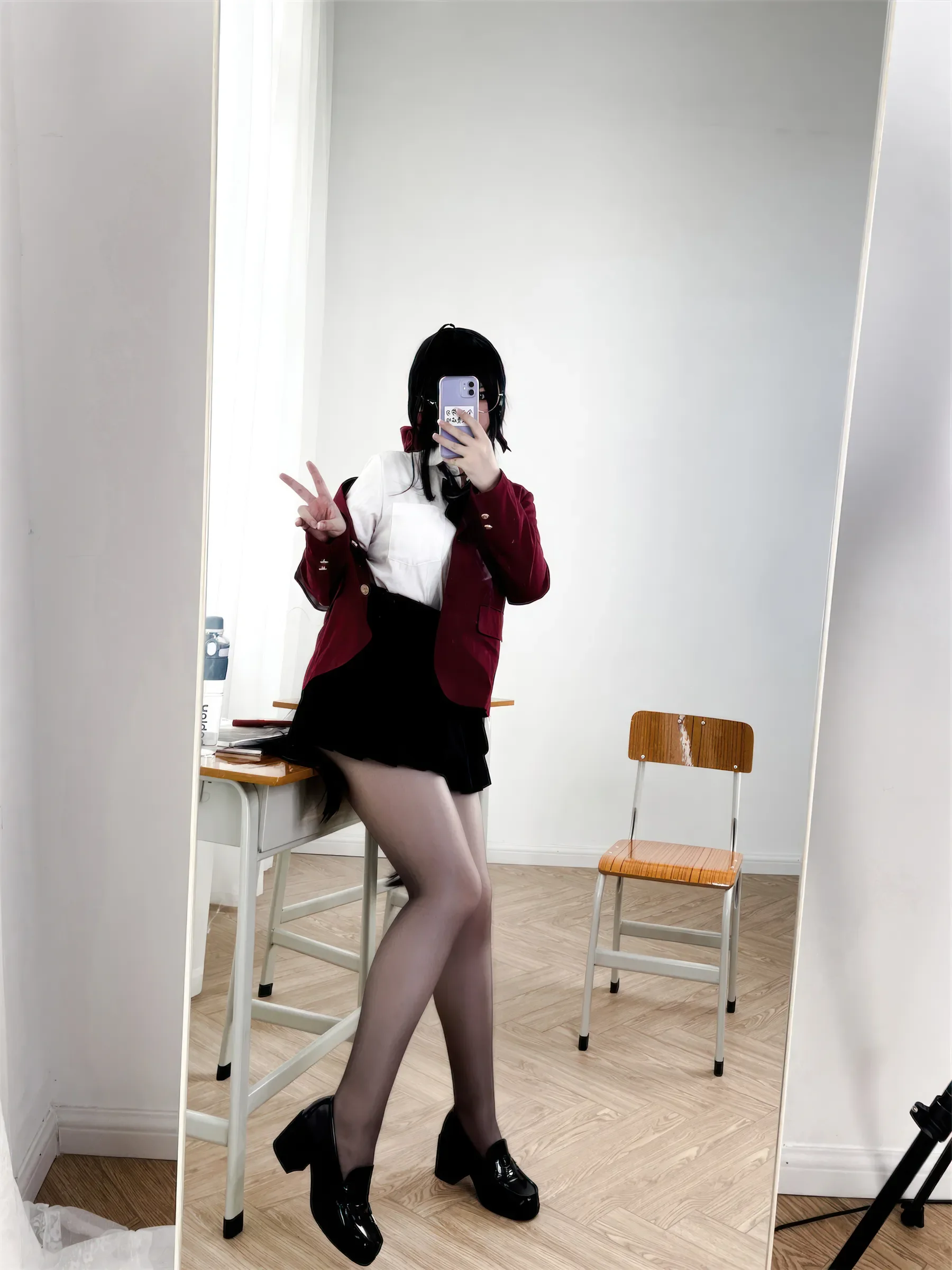 半半子 – 大凤 风纪委员 [55P]插图5