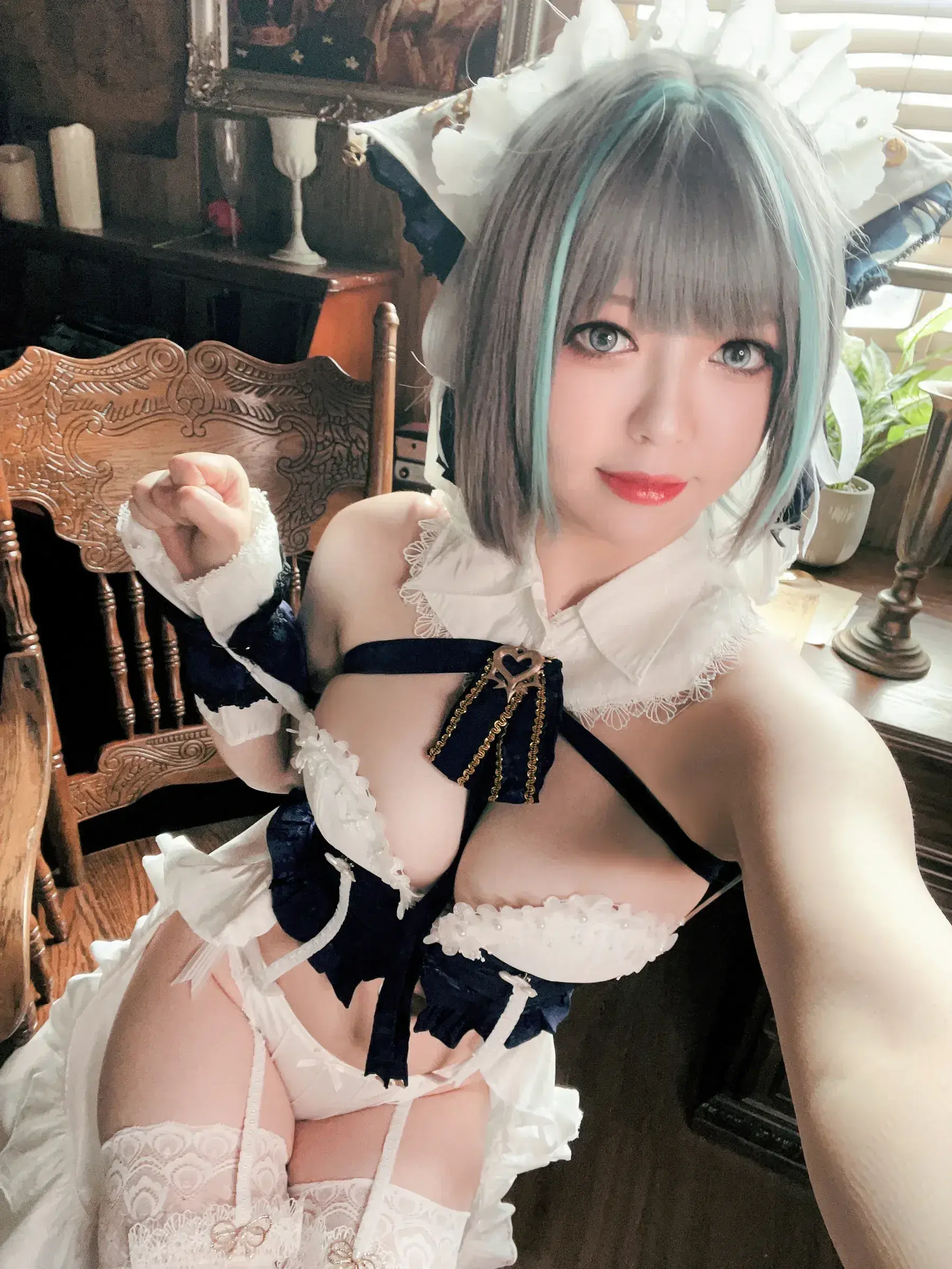 半半子 – 碧蓝航线 柴郡抱枕 [56P]插图1
