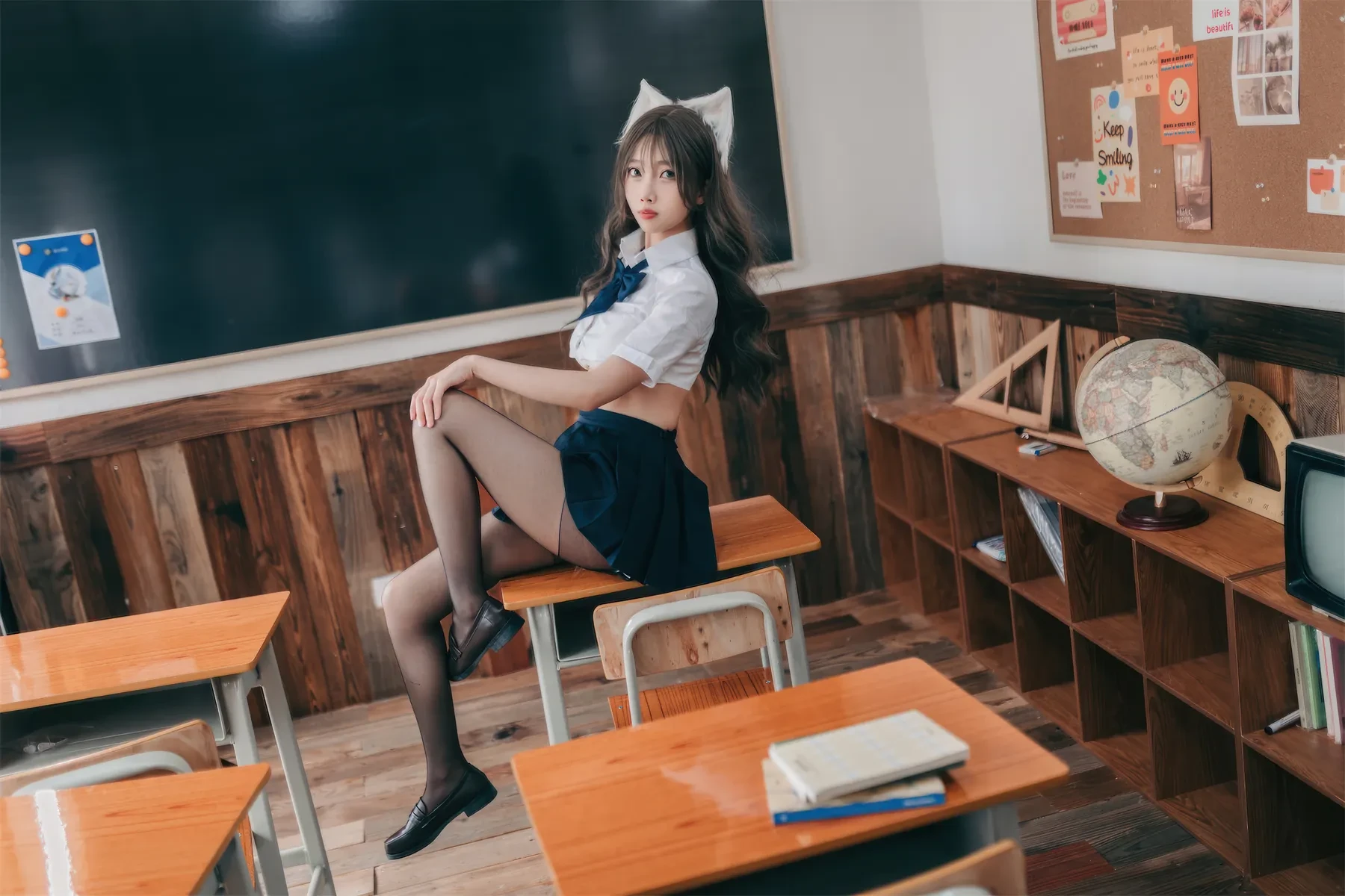 杏仁曲奇 – 生徒会坏猫猫 [52P]插图4