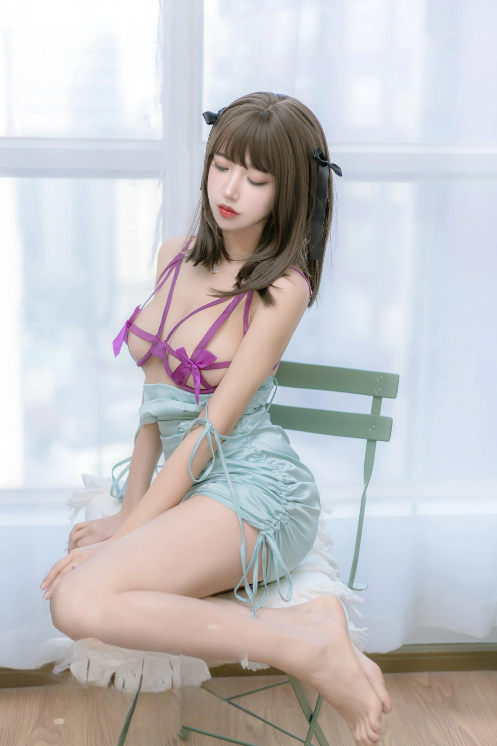 过期米线线喵 – 邻居家的妹妹 [51P]插图1