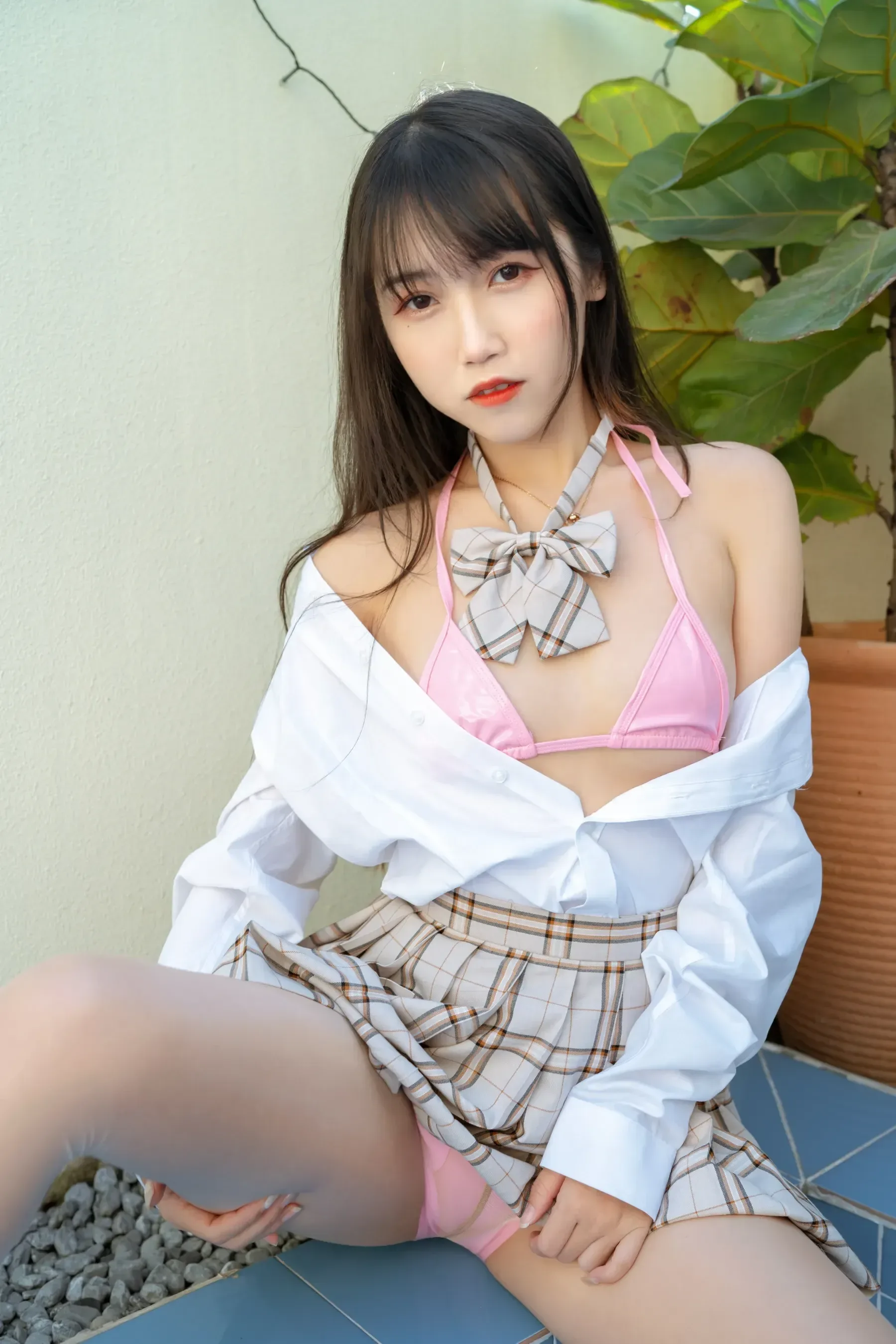 不呆猫 – 绳艺 JK制服 [32P]插图5